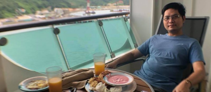 [皇家加勒比郵輪] 20180825-1 海洋航行者號客房服務早餐