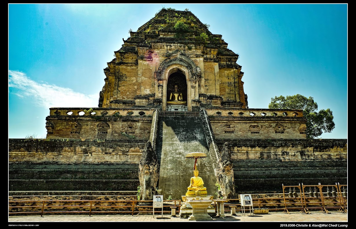 [清邁★景點] 20190306-1 柴迪隆寺 Wat Chedi Luang