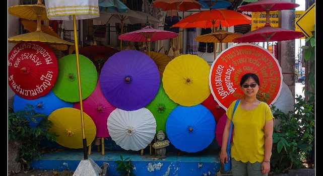 [清邁★景點] 20190304-3 色彩繽紛之雨傘製造村 Bor Sang Umbrella Village